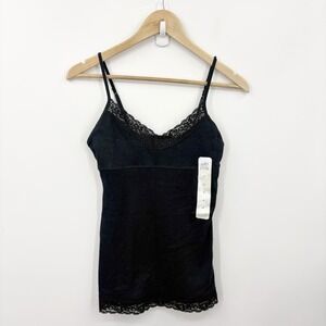 Vintage Y2K Babydoll Cami Top Women Medium Bella Elena Fitted Lace Trim Fairy